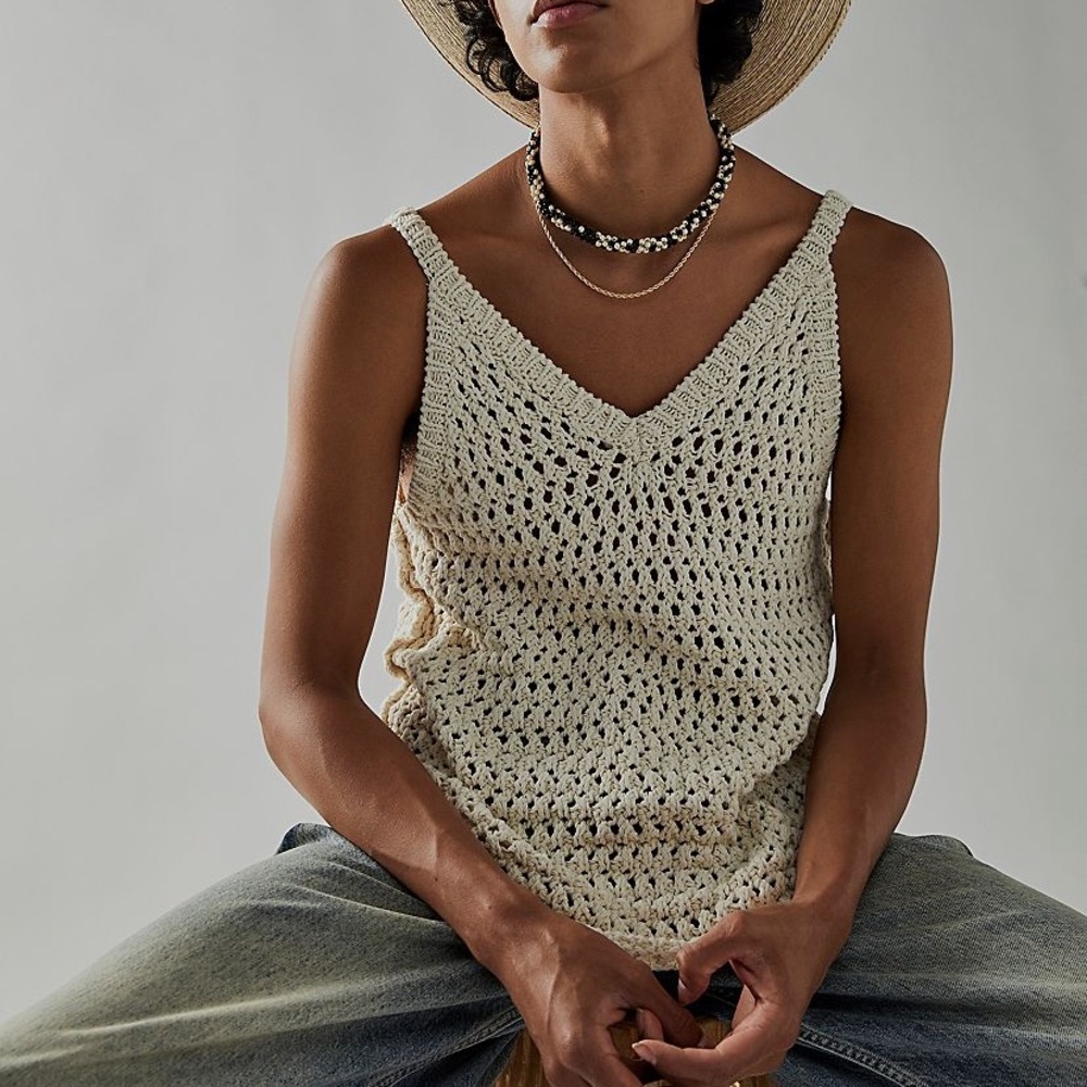Free People Dune Fauxchet Sweater Top